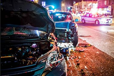 Drivers Exchange Insurance After Road Accident