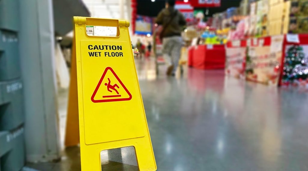 Slip and Fall on Wet Floor