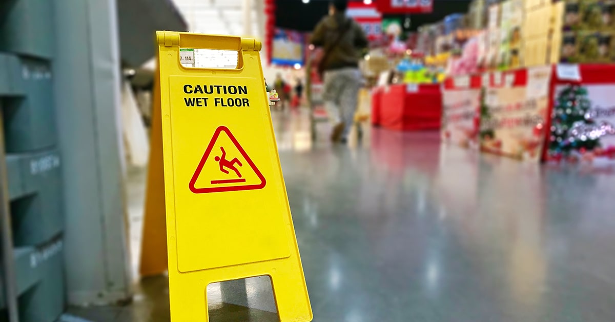 Slip and Fall on Wet Floor