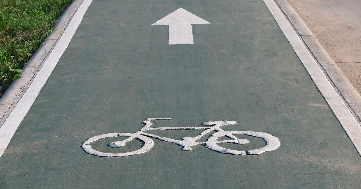 Bike Lane in Melbourne, VIC