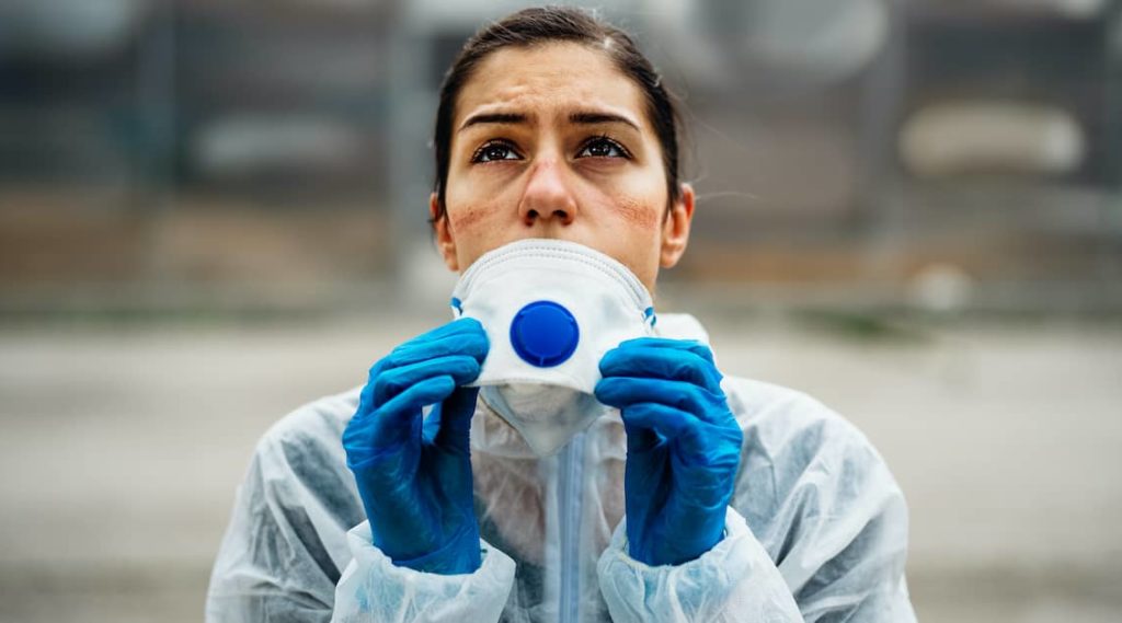 nurse-in-Melbourne-overwhelmed-by-work-related-stress