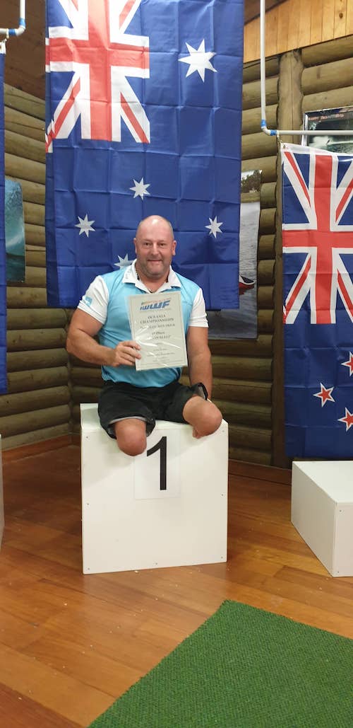 Jason Sleep takes first at Oceania Championships