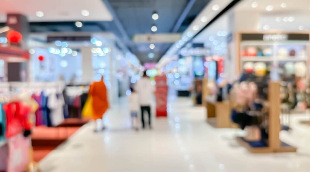 Interior of a shopping centre | Henry Carus + Associates