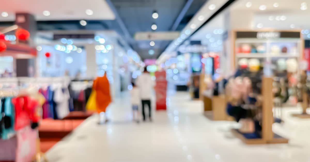 Interior of a shopping centre | Henry Carus + Associates